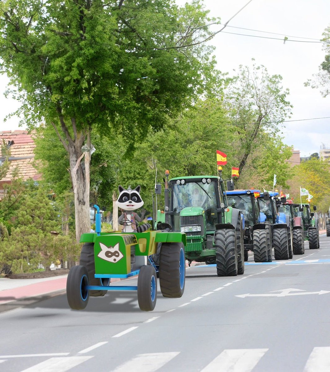 ¡el movimiento empieza YA y el primer paso es la #tractoradanacional!

Kibo y la comunidad Kivmee está con los agricultores de este país 
🦝🚜🦝🚜🦝🚜🦝🚜🦝🚜🦝🚜