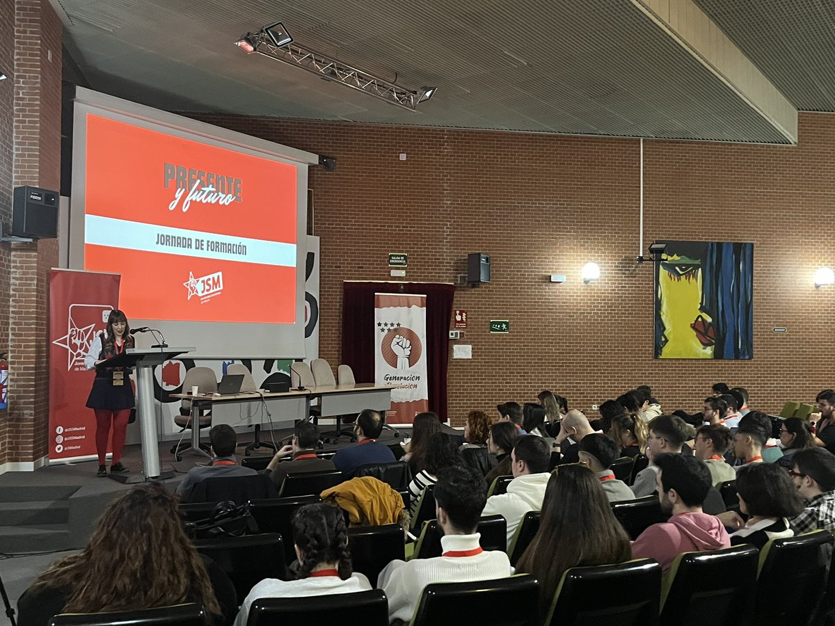 🔴 Hoy estamos las Juventudes Socialistas de Madrid en nuestra Escuela de Formación 

➡️ Formarnos en ideas, reafirmar reivindicaciones y seguir aprendiendo para empoderar a la juventud madrileña

🗣️ Inaugura estas jornadas <a href="/Aranza8_8/">Aránzazu Figueroa</a>, Sec. General

#PresenteYFuturo