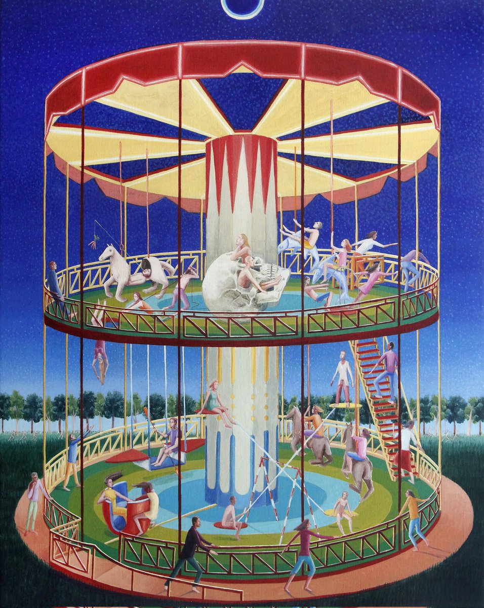 "El progreso del libertino"
Obra que puede verse en #galeriabirimbao en la exposición De buenas intenciones. 
Hasta el 20 de febrero.
Os esperamos