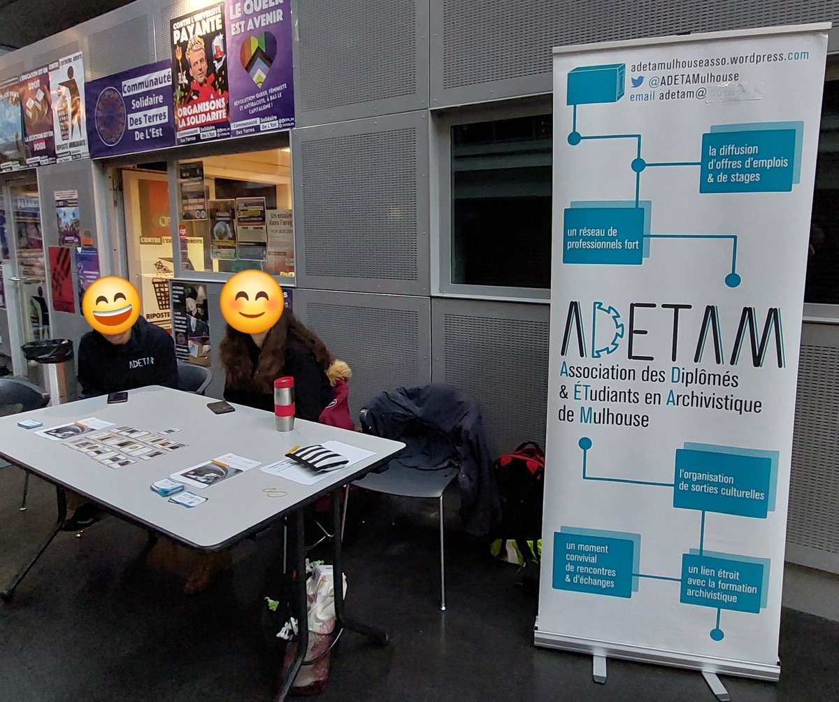 Journée portes ouvertes à la Fonderie, n'hésitez pas à venir discuter avec les membres de l'ADETAM de la formation du <a href="/mecadocarchive/">Master Archives UHA</a> de l'<a href="/UHA68/">UHA</a> :D