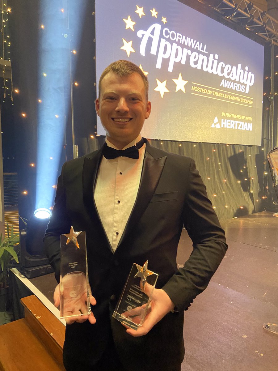 What a fantastic end to National Apprenticeship week #NAW24 at the Cornwall Apprenticeship awards last night. <a href="/RCHTWeCare/">Royal Cornwall Hospitals NHS Trust</a> were shortlisted in 5 of the 18 categories won 3 and 2 highly commended #CornApp24 @RCHTApprentice1 #proud #NHS