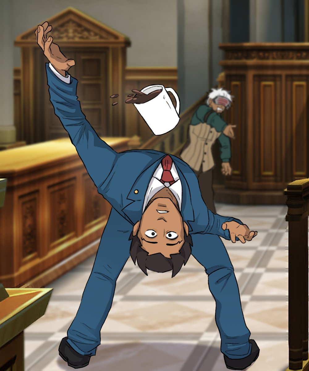 hellertears's tweet photo. phoenix wright if he wasnt mid as hell https://t.co/PtlmFEYQOB