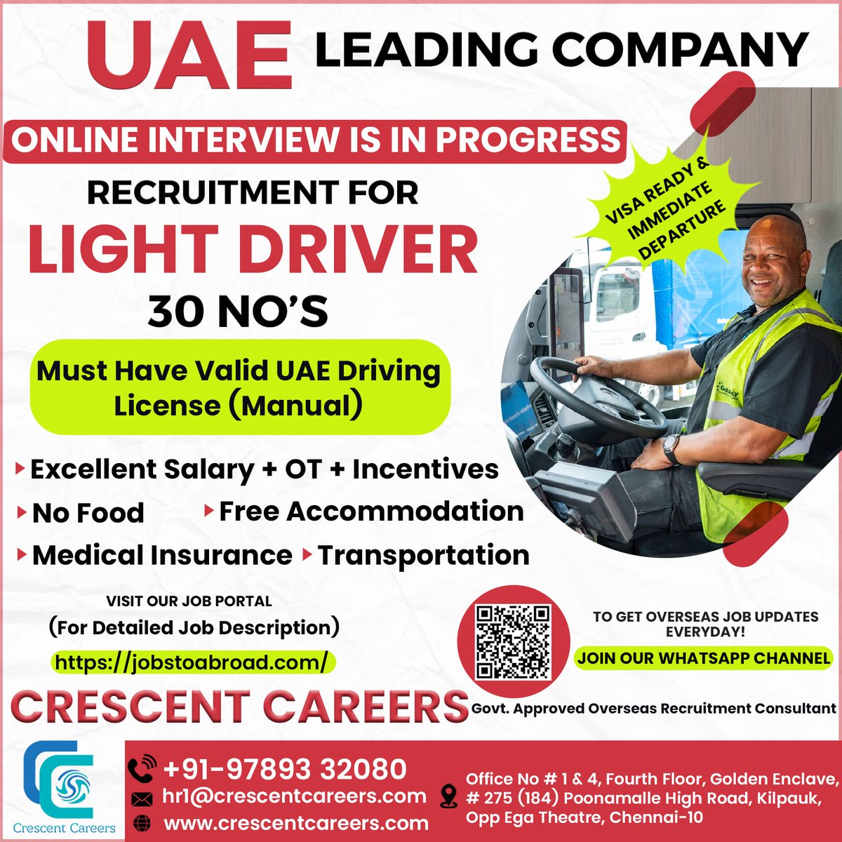 jobstoabroad's tweet image. LIGHT DRIVER (UAE)
Online Interview is in Progress
Follow our WhatsApp Channel: whatsapp.com/channel/0029Va…
#lightdriver #lightdrivers #uaedrivinglicense #uae #jobs #gulfjobs #dubaijobs #qatarjobs #saudijobs
#kuwaitjobs #omanjobs #recruitment #hiring