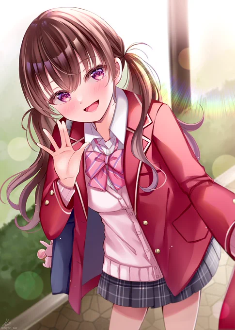 「おはよ～!」