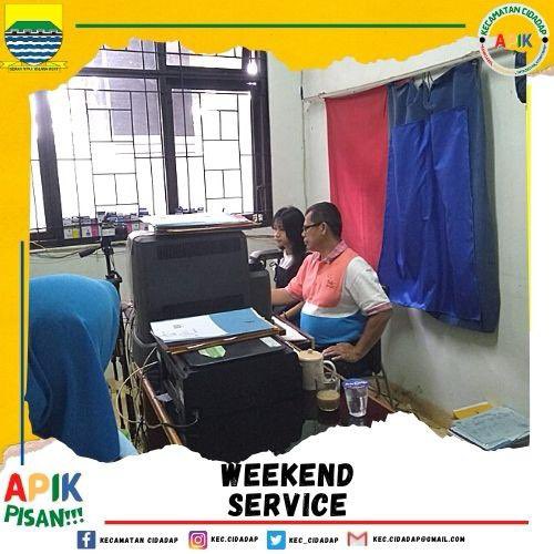 Sampurasun Wargi Cidadap !
Weekend Service hadir di Kecamatan Cidadap pada hari Jumat-Minggu tanggal 09 dan 11 Februari 2024 dari pukul 09.00 - 16.00 WIB <a href="/halo_bandung/">Prokopim Kota Bandung</a> <a href="/HendrawanHilda/">Hilda Hendrawan</a>