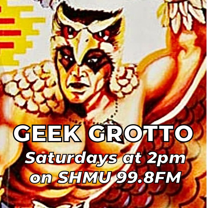 TheBruthaVoodoo's tweet photo. On Geek Grotto today, we pray tribute to artist Jose Delbo, talk about a possible Book of Eli TV show & spotlight Raptor in #ObscureCharacterCorner!
2pm on SHMUFM: 99.8FM in Aberdeen, https://t.co/ElxAk9aK7F or ask your smart speaker to “Play Station House Media Unit”
#GeekGrotto https://t.co/RZUSpYaa9t