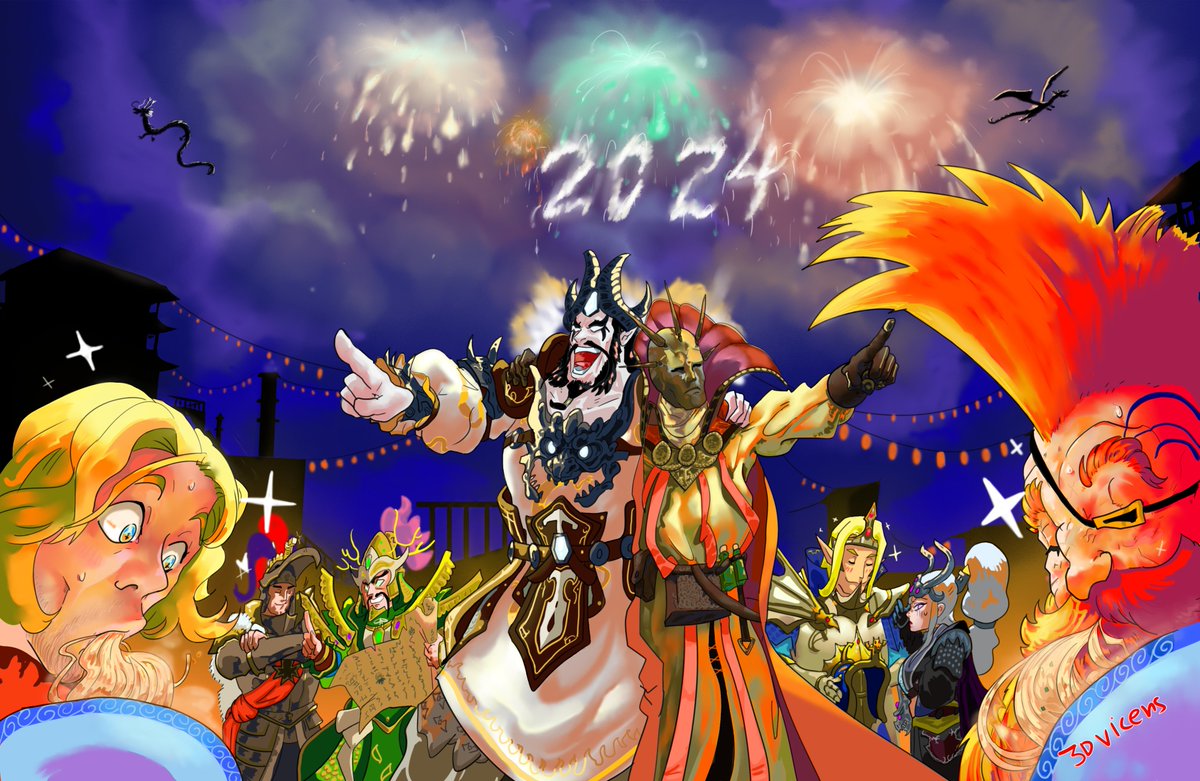 3dVicens's tweet photo. Commission for DaneNagai:
Happy Dragon Year from Grand Cathay!
https://t.co/FDOwOWJfSW
#WarhammerCommunity #WarhammerArt #GrandCathay #imrik #Gotrek #Felix #YuanBo #ZhaoMing #MiaoYing #dragons #KarlFranz #BalthasarGelt #totalwar #ArtistOnTwitter https://t.co/M4v8cRkZ0u