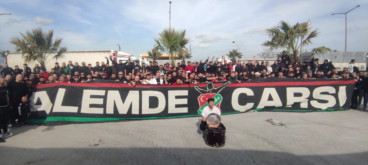 Karşıyaka tribünü Turgutlu deplasmanında. 10.02.2024