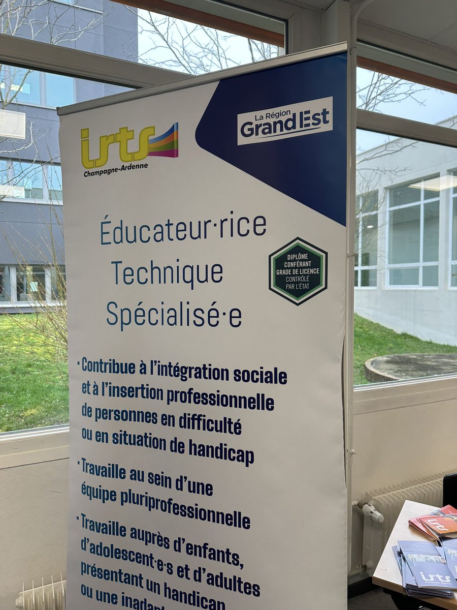 mariedepaquy's tweet photo. @IRTSCA ouvre ses portes #metiersocial #metieraccompagnement de nombreuses #formations #initiale #reconversion #alternance @VilledeReims @DptMarne @regiongrandest @ArnaudRobinet @JM_Roze @vero_marchet @Franck_LEROY_ https://t.co/cCjGgvxarC
