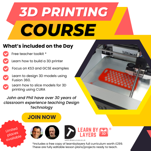 learnbylayers3D's tweet image. Calling all teachers! Our April #3DPrinting Course comes with awesome FREEBIES just for you! Unleash your creativity and enhance your classroom experience! dtresources.co.uk #teach3dprinting #3dprintinglessons #3dprintingresources #3dlessonplans