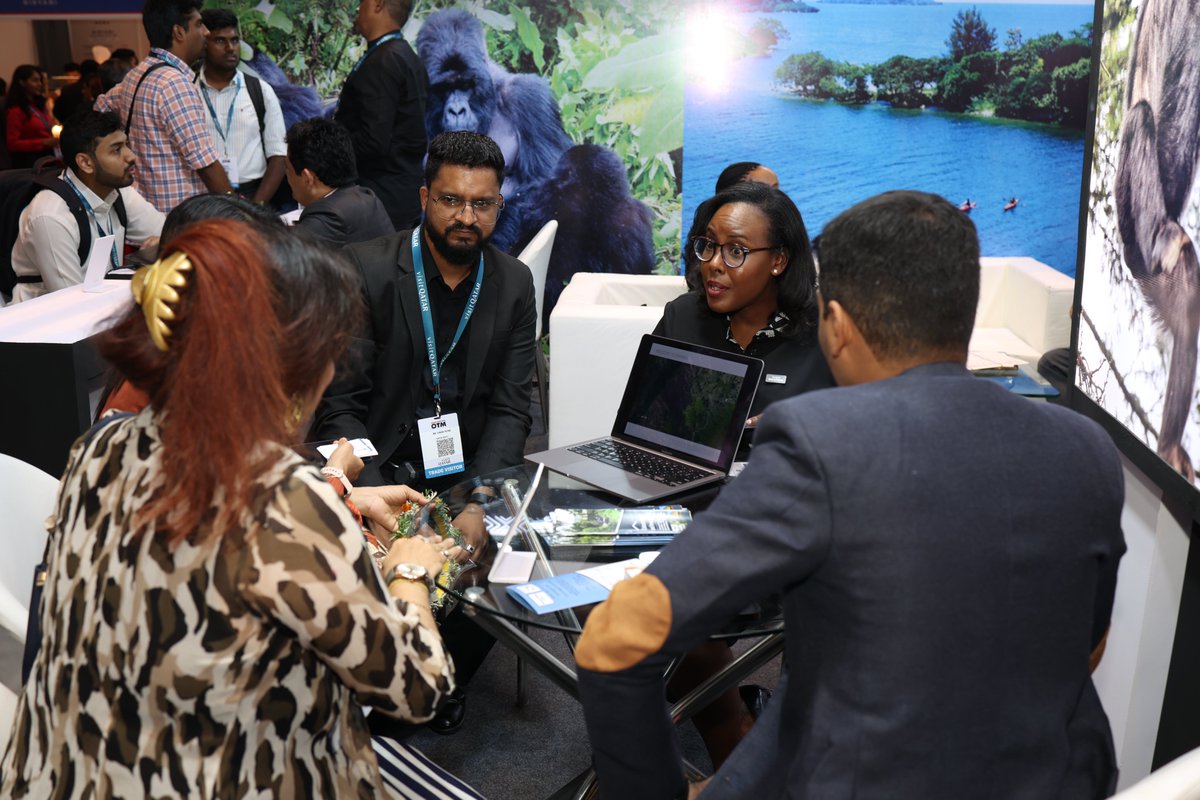 RDBrwanda's tweet photo. Rwanda participated in @OTMmumbai, Asia's leading travel show from 8-10 February.

Joining 35,000 peers from 60 countries, Rwandan tour operators and travel agencies, RDB, and @RwandainIndia highlighted Rwanda's unique attractions to attract more visitors from India and the region.

#OTM2024 | #VisitRwanda🇷🇼