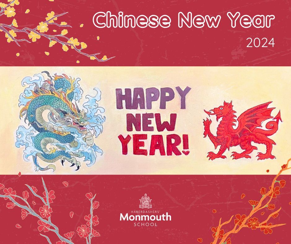 Happy Chinese New Year. We hope this Year of the Dragon gives you courage and confidence. Here's to a delightful and exciting year ahead! This beautiful artwork was crafted by our talented student, Chloe H. #ChineseNewYear2024 #YearOfTheDragon