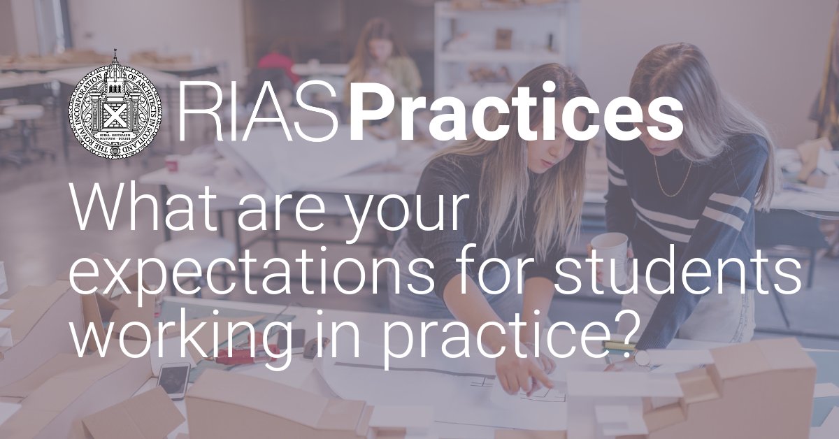 If you are a qualified architect, we want to hear from you!
 
Please take 5 minutes to fill out the survey regarding student placements. We want to learn from architects what their experiences &amp; expectations are for the student placements.

Survey: forms.microsoft.com/e/geTh8Y27nP