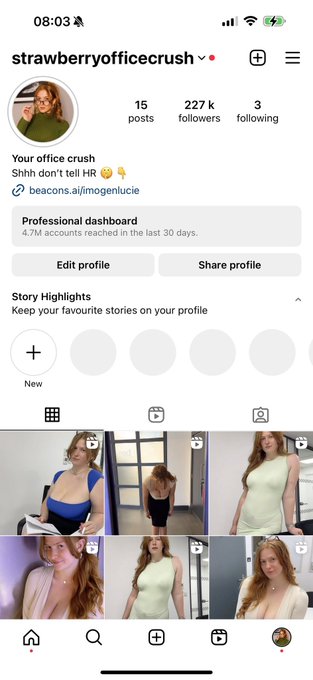 Make sure you follow my new office insta! Don&rsquo;t tell HR 🤫 @strawberryofficecrush ❤️ https://t.co/HE1