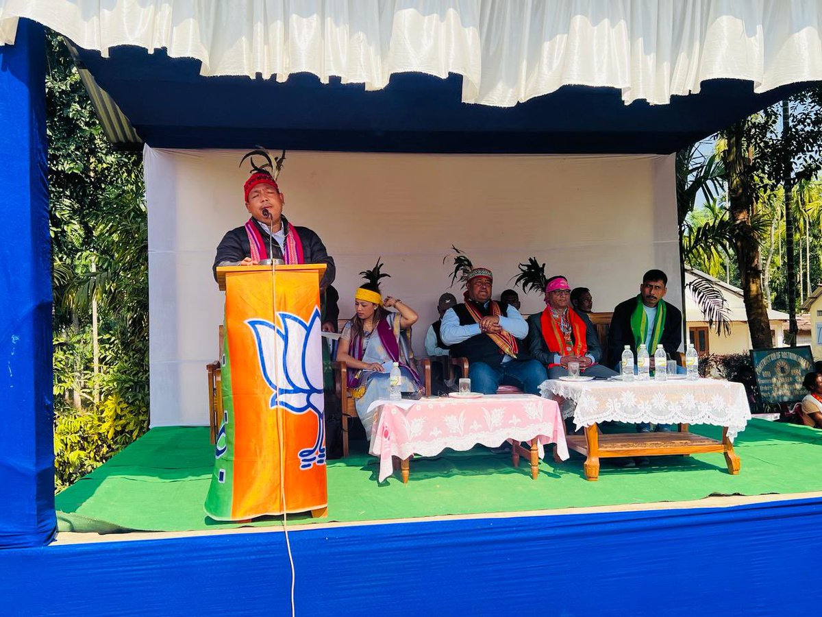 As we move forward with Gaon Chalo Abhiyan programme, we attended meeting here in Raksamgre village in the presence of our State President Rikman G Momin ji and MDC Benedic Marak ji along with our party karyakartas as we continue to spread the words of development. My sincere