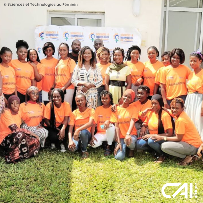 halloafrique's tweet photo. "Dans 5-10 ans je me vois cheffe d’entreprise ds le secteur des énergies renouvelables." Christelle OGO, #FemmedeScience en Côte d'Ivoire🇨🇮
En tant que présidente de l'association "Sciences & Technologies au Féminin" Christelle brave les obstacles contre les femmes en sciences💪🏾