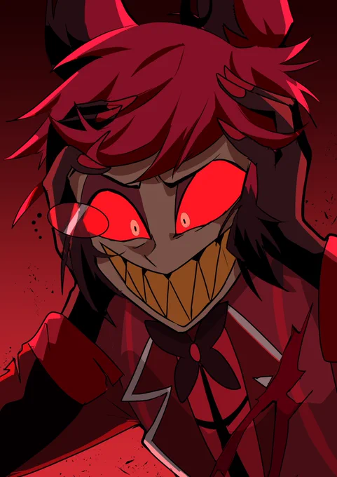 #HazbinHotelFanartアラスターの貴重な苦悩顔 