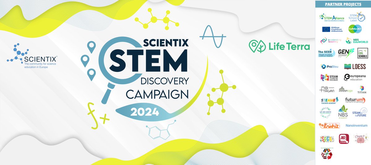 Cthinkit's tweet image. Exciting news! 🚀 #Cthinkit partners with Scientix STEM Discovery Campaign 🌍 Celebrate STEM careers and studies from Feb 1 to Apr 30, 2024, with peak activities from Apr 24-30. Join us in inspiring the next generation! 🚀📚 #STEMDiscovery #CthinkIt #STEM #Science