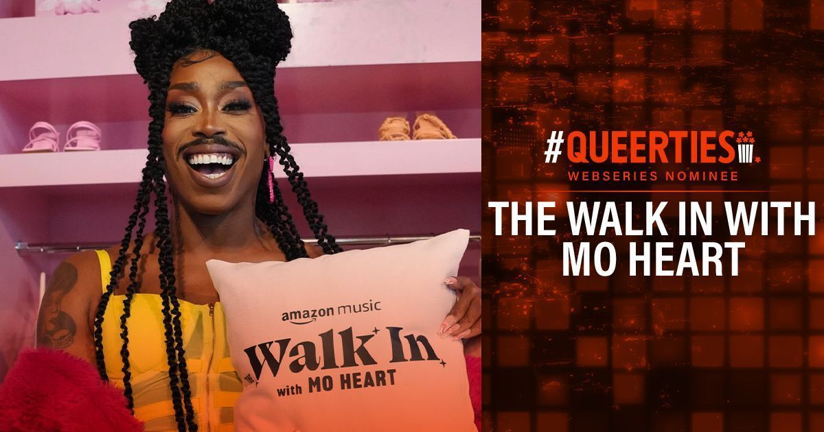 Queerty's tweet photo. The #Queerties got off to a record breaking start, and it's still anybody's game. Vote for @IAmMoniqueHeart #TheWalkIn, for WEB SERIES OF THE YEAR, and all your LGBTQ+ faves, once a day until voting closes on February 22nd! 🏳️🌈🏆🍿https://t.co/NlGa1i5pA8 https://t.co/gWXfT6eXHb