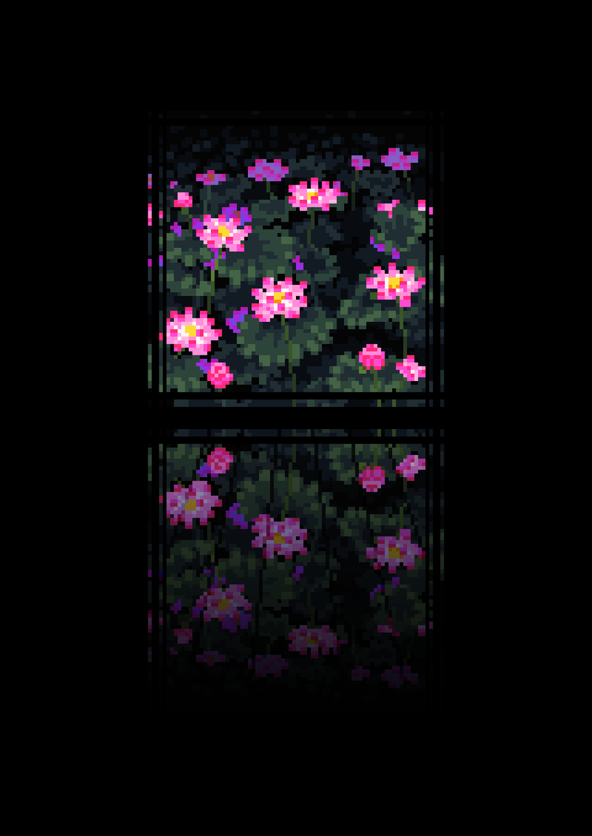 ドット絵　蓮 🪷