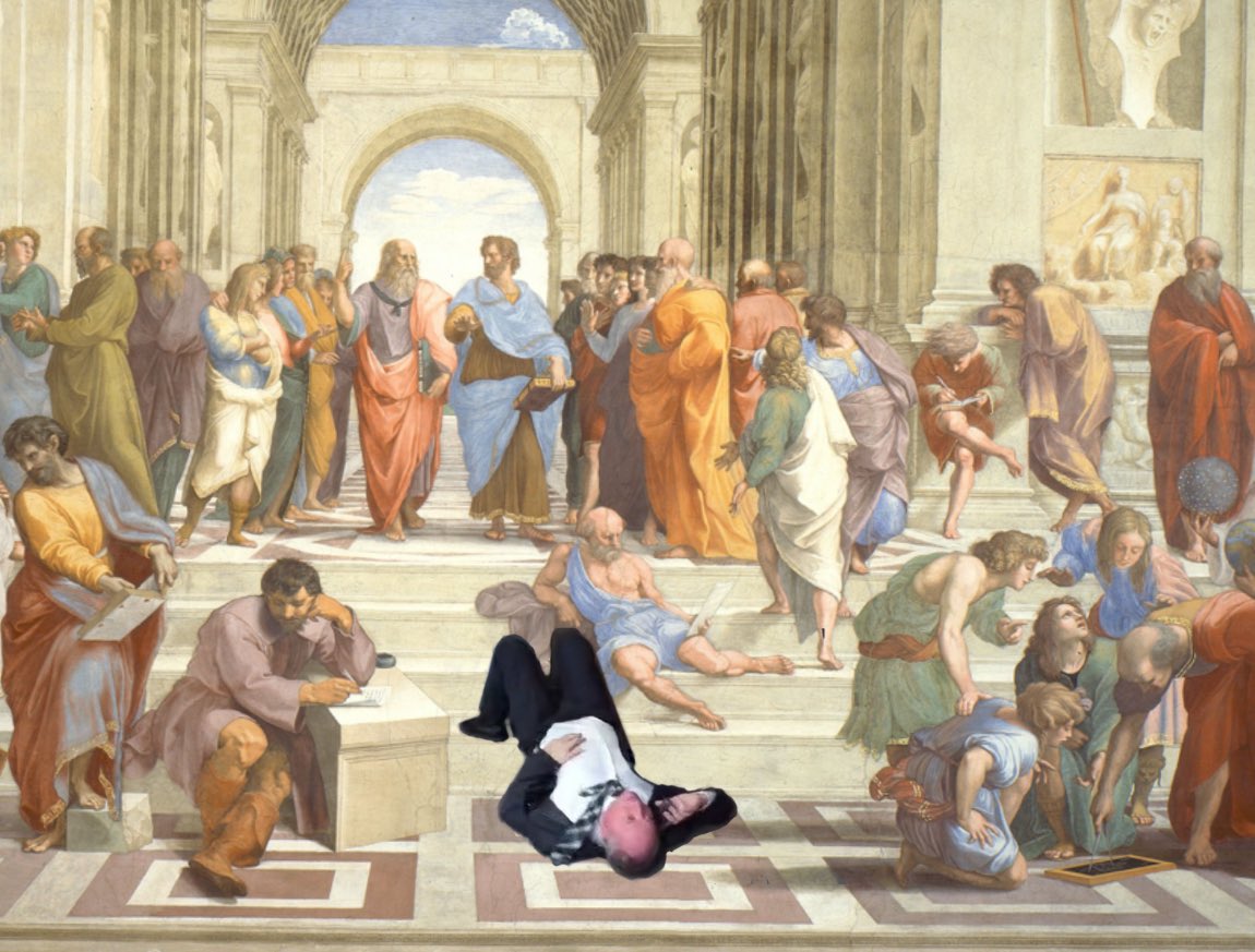 The Fool of Athens (detail)
#BarnabyInArt
