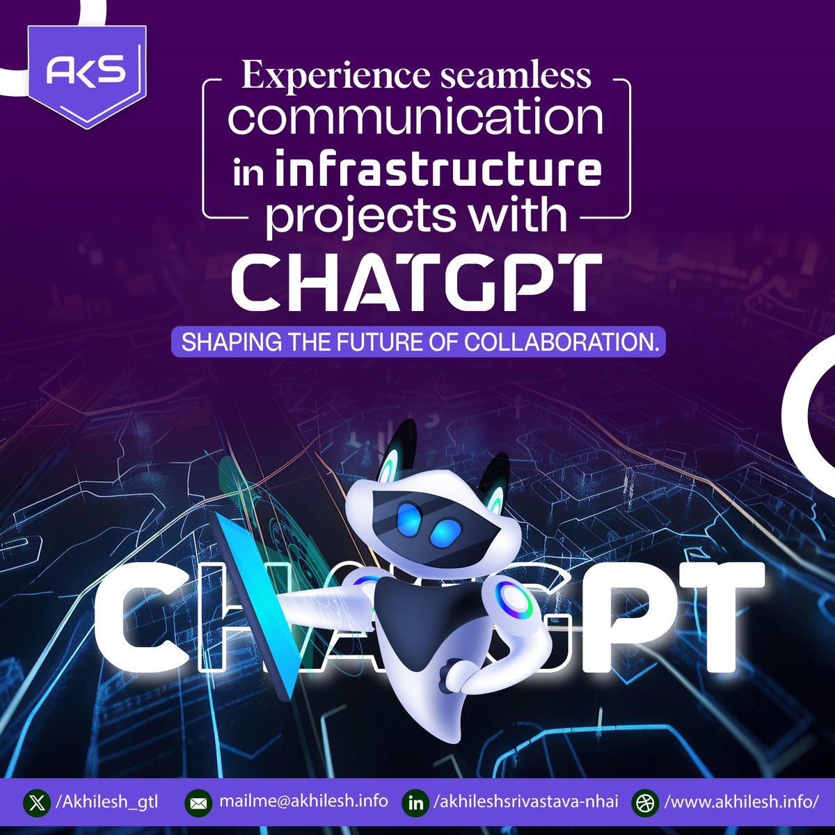 Transform #infrastructureproject collaboration with #ChatGPT! Experience unparalleled communication efficiency as ChatGPT revolutionizes teamwork. From planning to troubleshooting, ChatGPT is reshaping collaboration, ensuring smoother interactions and impactful outcomes.