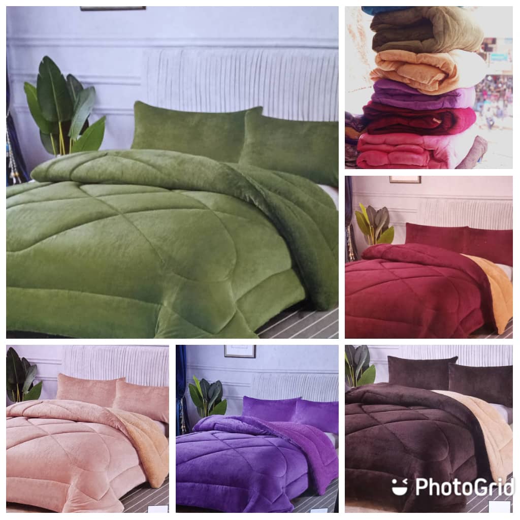 3 Pc 6*6 Velvet Bedcovers;
- 1 bedcover 
- 2 pillow cases 
@ 135k
Call/whatsapp 0785692122
We deliver!