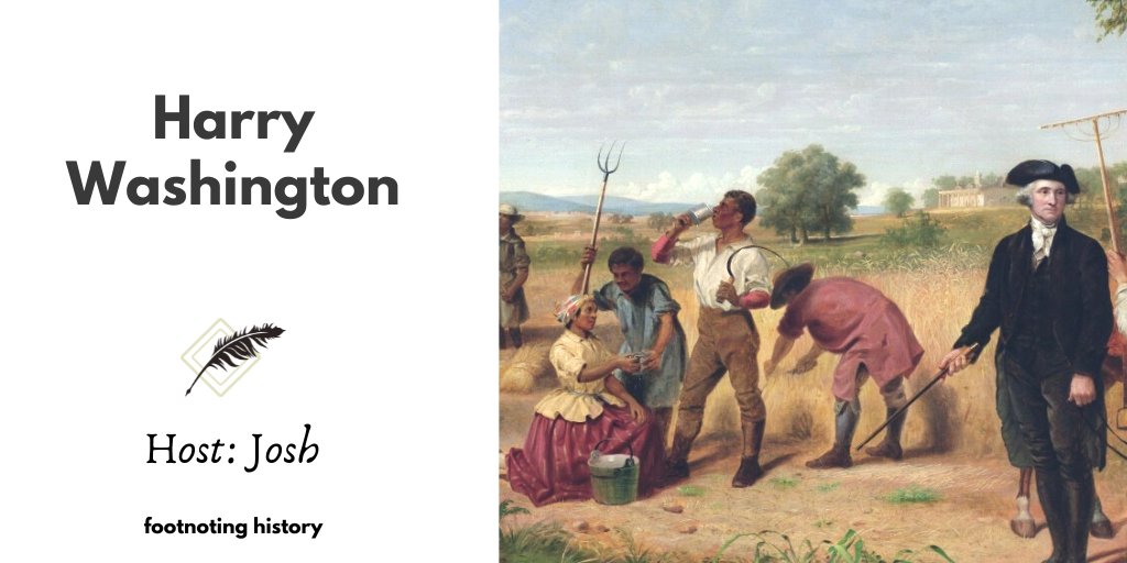 New Episode! It's Black History Month and we're talking about Harry Washington. Enslaved by George Washington, he escaped, fought for the British during the American Revolution, and so much more: footnotinghistory.com/home/harry-was… YouTube version: youtube.com/watch?v=G_Zt4s…