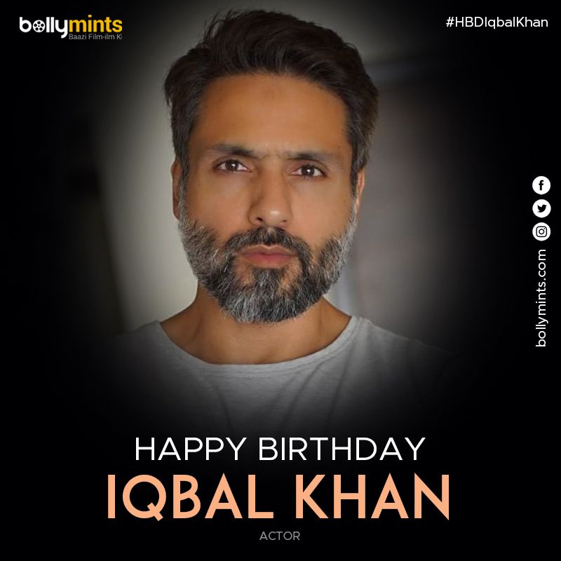 Wishing A Very Happy Birthday To Actor #IqbalKhan !
#HBDIqbalKhan #HappyBirthdayIqbalKhan #MohammedIqbalKhan