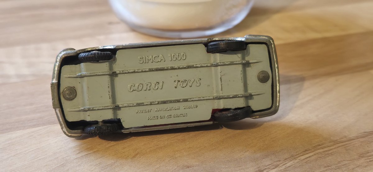 WeLoveDiecast's tweet image. Good luck hunting/saving those diecasts today. Here's on we saved from the toy fair last weekend. Corgi Toys Simca 1000 #WeLoveDiecast #CorgiToys #Simca #Simca1000 #ToyCar #Diecast