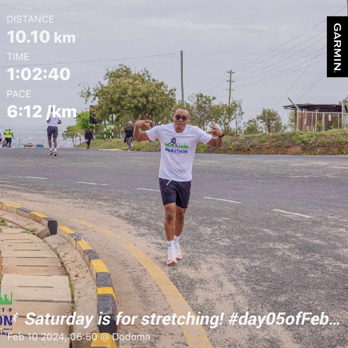 The Saturday #day05ofFeb24(15/366) #beatyesterday #garmin