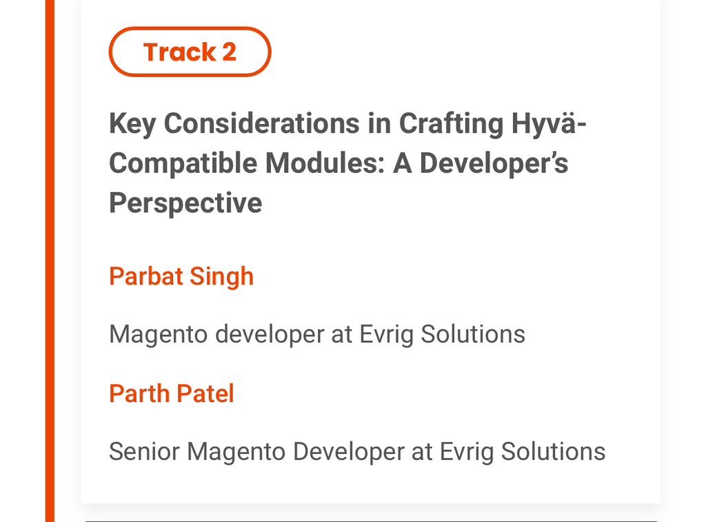 Amazing 🤩 to sit in the audience in a talk on creating <a href="/hyva_io/">Hyvä 🟢🟢🟢🟢</a> compatible extensions. Thank you <a href="/evrig/">Evrig Solutions</a> developer team!