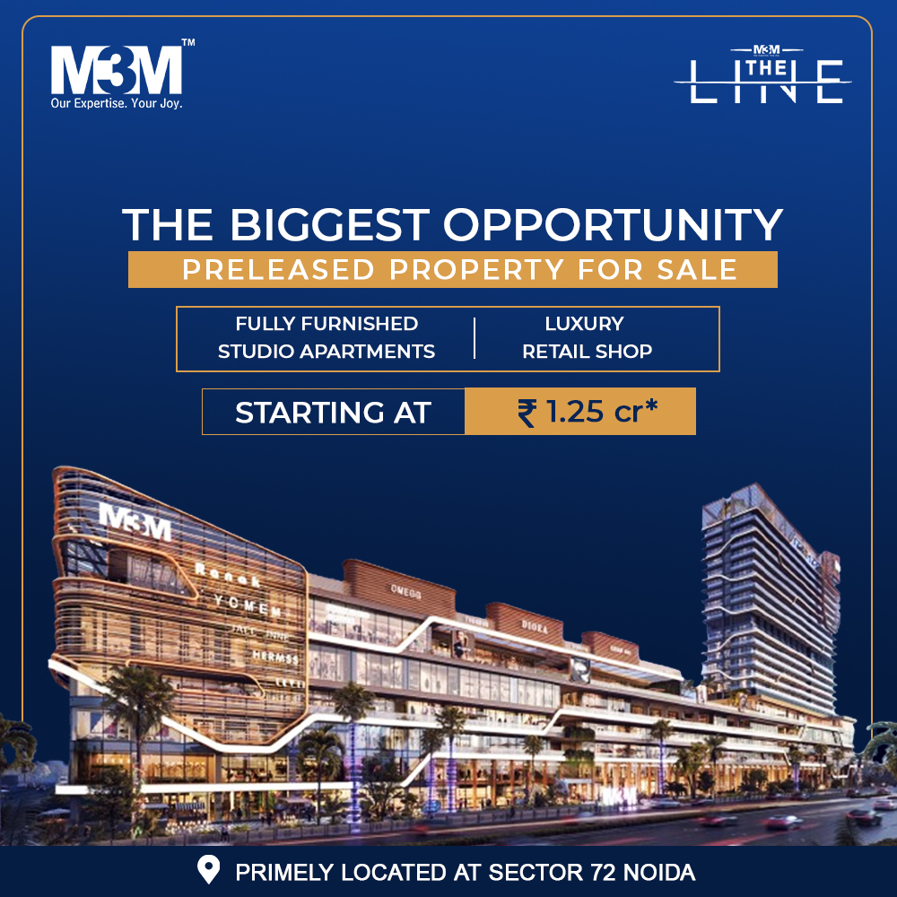 advise_invest's tweet image. #M3MTheLine #CommercialProject at #Sector72Noida
#Offers #Pentsuites #RetailShops &amp;amp; #StudioApartments #Noida.
#Investment ₹ 1.25Cr*
#Visit: investadvisewealth.com/m3m-the-line
#CallUs: +91-9899022675
#EraseValentinesDay #EPFO #ViratKohli