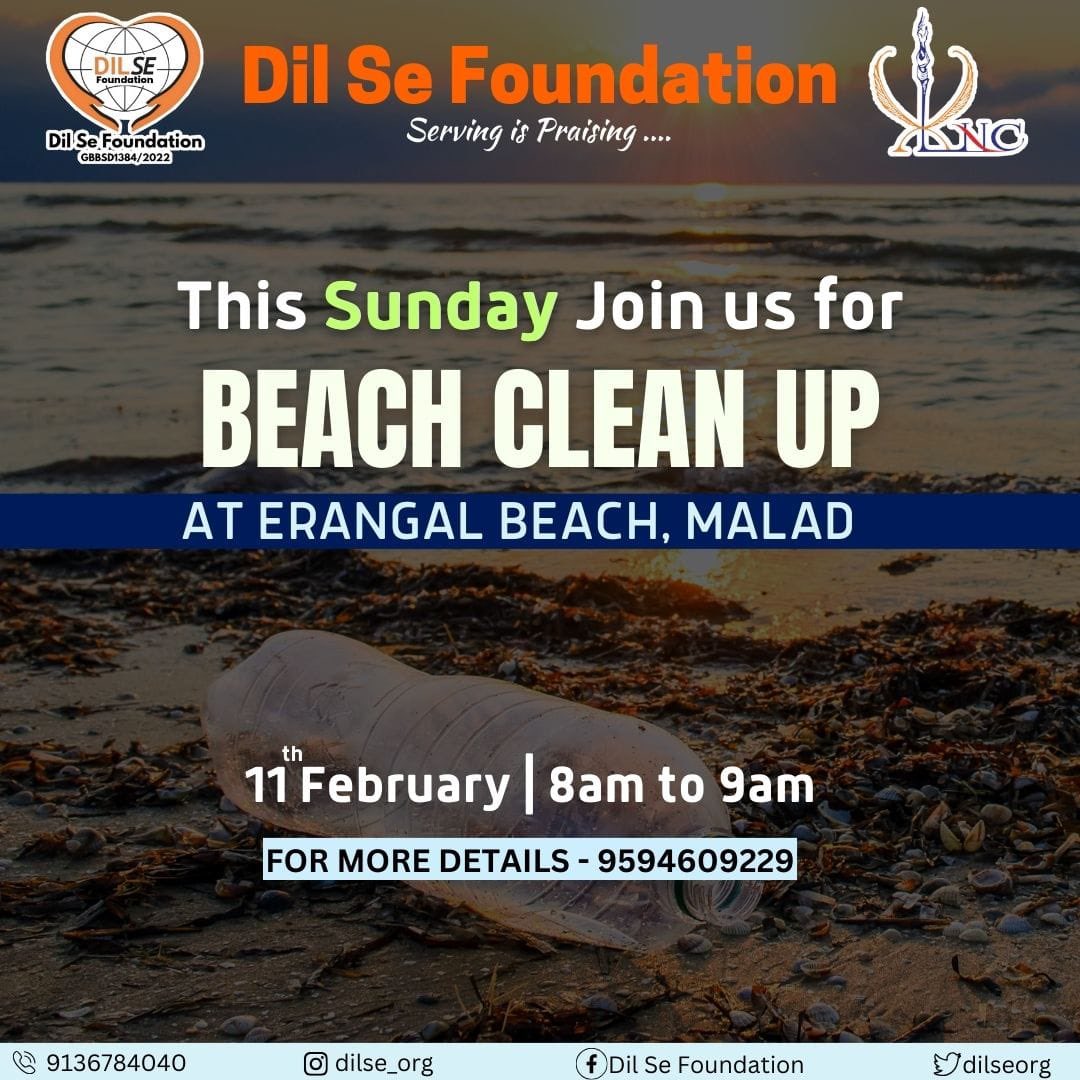 Come together this Sunday to foster a sustainable tomorrow and cultivate a community that thrives in harmony with nature. Let’s build a brighter future for our planet! 🌱🌎 #CommunityAction #ErangalBeachCleanup #CleanSeas #BeachHeroes #dilsefoundation #servingispraising