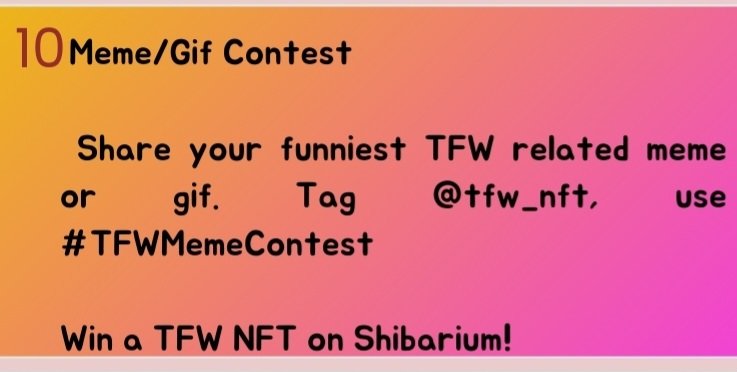 Hey @tfw_nft fam. Who will win #TFWNFT in this #TFWMemeContest ???