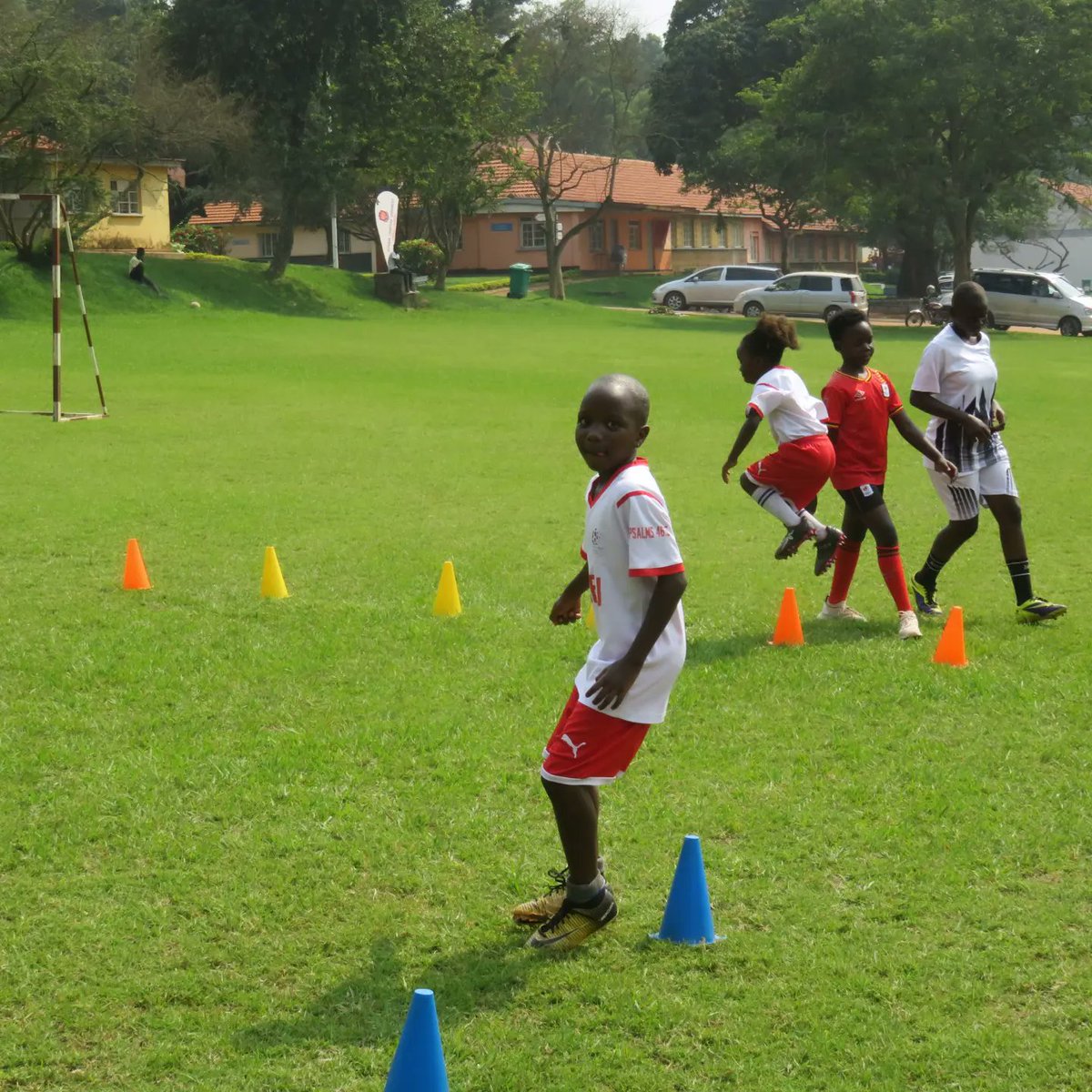 Kicking off the weekend with some girl power on the field! ⚽💪 Nothing compares to the fun and 
companionship of playing football 
with friends.
We keep on breaking barriers and chasing our dreams, one goal at a time.😊
 #footballforjesus #takingonthegame 
#letgirlsplay