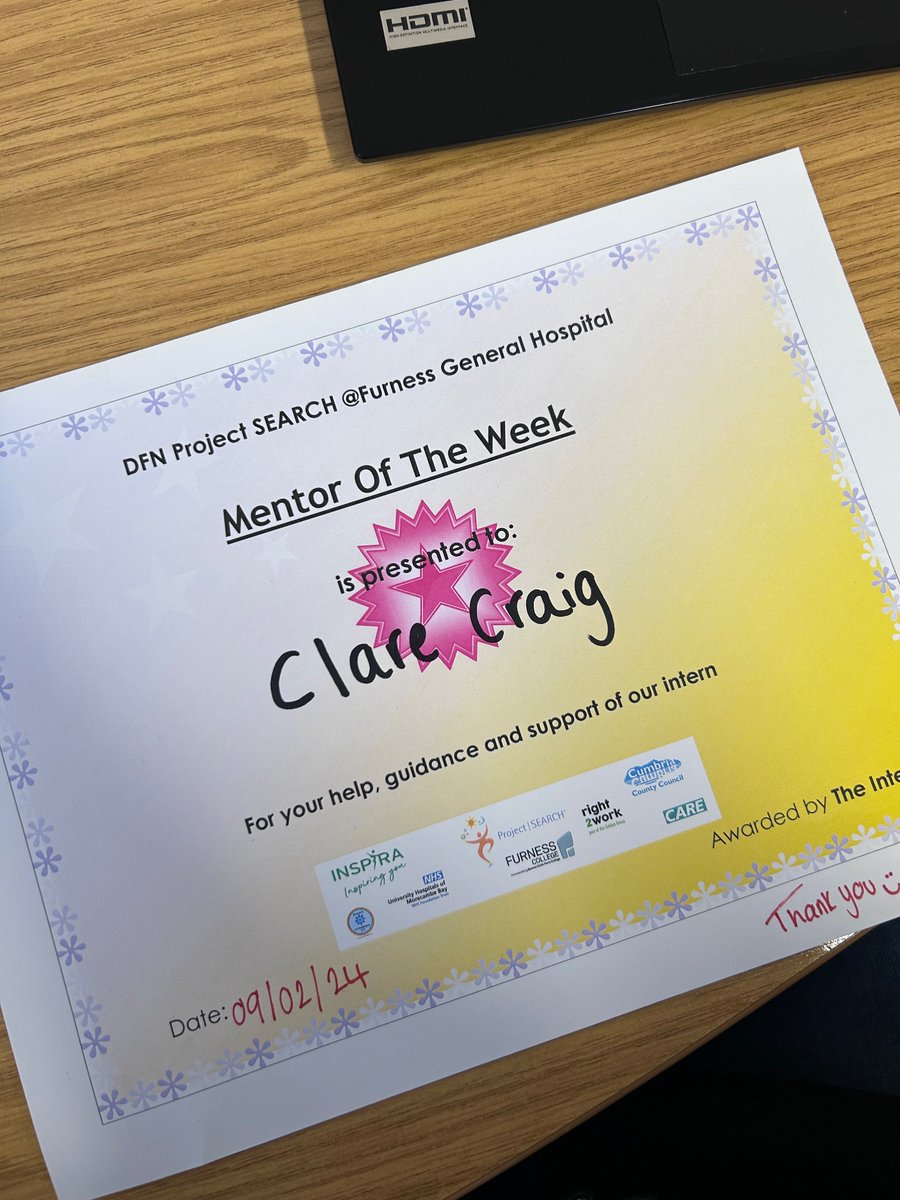 Our weekly superstars this week are both from Ward 6 at FGH 🎉 well done to Megan and Clare! Megan has made fantastic professional development this week and Clare has gone above and beyond to support Megan 🙌🏼
#supportedinternships
@aaroncumminsNHS 
@FghResp 
@UHMBT