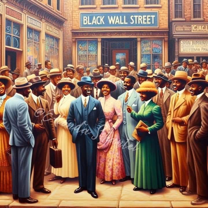 If only our future generations would unite like this 🙌🏽. #BlackWallStreet💪🏽

 #WeThriveTogether #BlackHistoryMatters #BlackHistory 🎩👔👞👒👗👠#BlackHistoryMonth #BlackRevolutionary