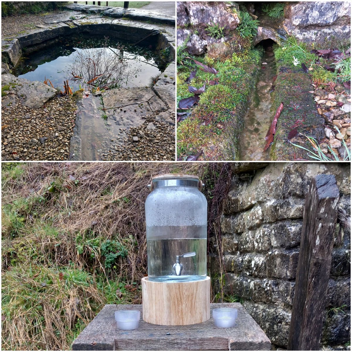 The natural spring that feeds Chedworth Roman Villa has been flowing for thousands of years. It was the life source of the Villa during Roman times, feeding the kitchens, bath houses & latrine. We still use this water on site today & during #halfterm, you'll be able to taste it!