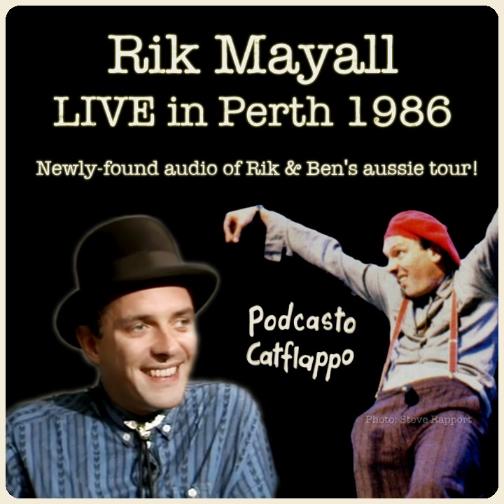 PodCatflappo's tweet image. Newsflash: newly-found Rik Mayall audio of a 1986 live gig just released by @RikScrapbook and @PodCatflappo right now!  Listen: sites.libsyn.com/404456/site/ri… 
Recorded on 17 May 1986 in Perth, the last gig of his &amp;amp; Ben Elton&apos;s aussie tour!

@Remembering_Rik @BottomStuff @BritishComedy