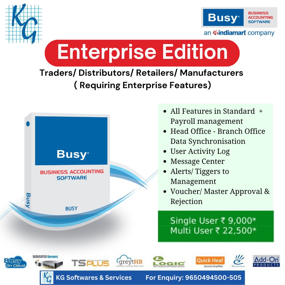 kg_softwares's tweet image. Call KG Softech Pvt. Ltd. - BUSY
📞 Mohan 9810112325, 9650494504

📍 busysolutions.in

#kgsoftwareservices #busy #busysolutions #busysoftware #postoftheday #post #BUSY21 #WorldBookFair2024 #EraseValentinesDay #ndwbf2024 #TheMission_Of_SantRampalJi #Kaagaz2Trailer