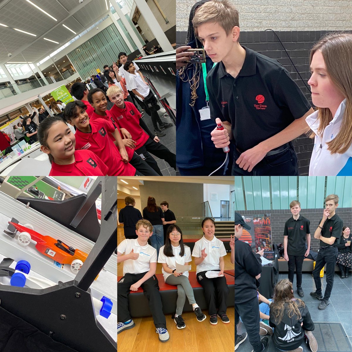 Lots of fun at the @f1inschoolsUK and @EESWSTEMCymru Regional finals @StFagans_Museum Racing went well and our teams are enjoying networking with schools from around South Wales. Good luck for the awards 🤩 you have all worked so hard! #SJCDT #SJCSeniors