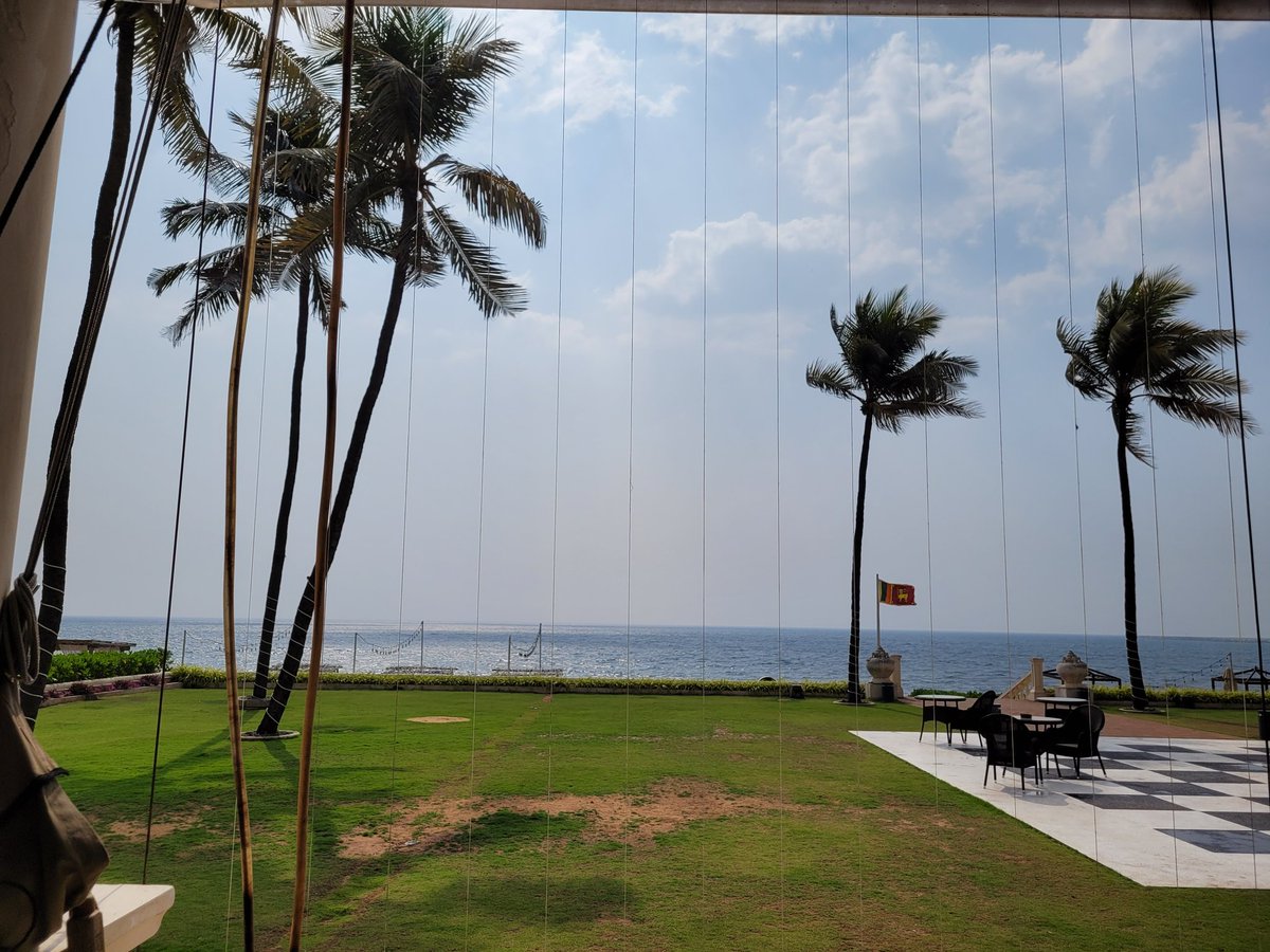 Bye-bye  #Kandy and the beautiful lake.
Second stage of #Ceylonliteraryfestival begins in #Colombo
The seafront from the #GalleFaceHotel
#SriLanka