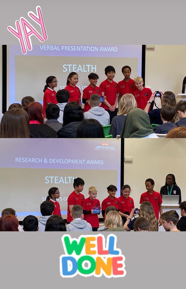 Congratulations #Stealth Well done on winning the awards for Research and Development and the best Verbal Presentation! Super proud to call you our “wing men” - Top Gun reference 😂 #F1iSUK #EESW #SJCDT