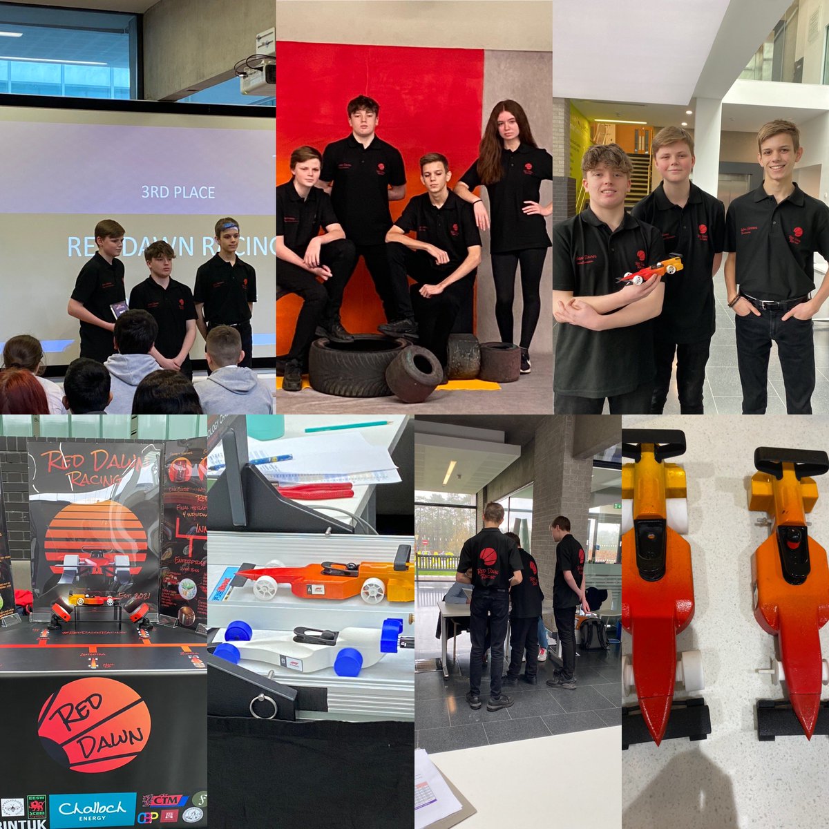 Congratulations @red_dawn_racing 3rd place @EESWSTEMCymru and @f1inschoolsUK South Wales Regionals. Missing your team manager but powering on to make even more memories! Well done and let’s hope the dawn will rise again in the future! #SJCDT #SJCR15 #SJCF1inSchools