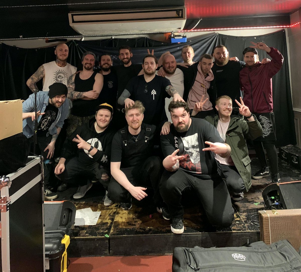 DAY 1 - NEWCASTLE Last night was phenomenal!! We had a blast. London, you're up next! Can you top it? Big up @NegativesOfficial @InTheseWallsOfficial @Drenched.band