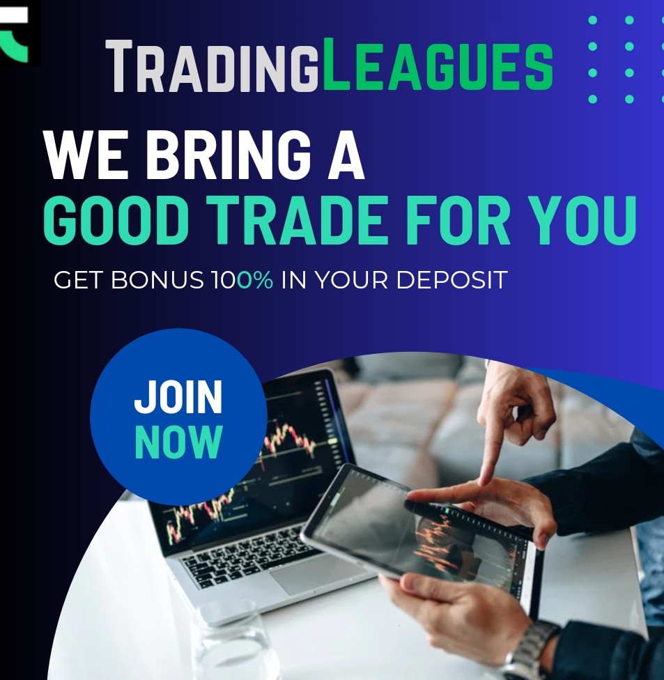 Join TradingLeagues now and watch your deposits soar! Deposit and get 100% back to boost your trading power. Don't miss out on this opportunity! #TradingLeagues #Trading #DepositBonus 💰✨