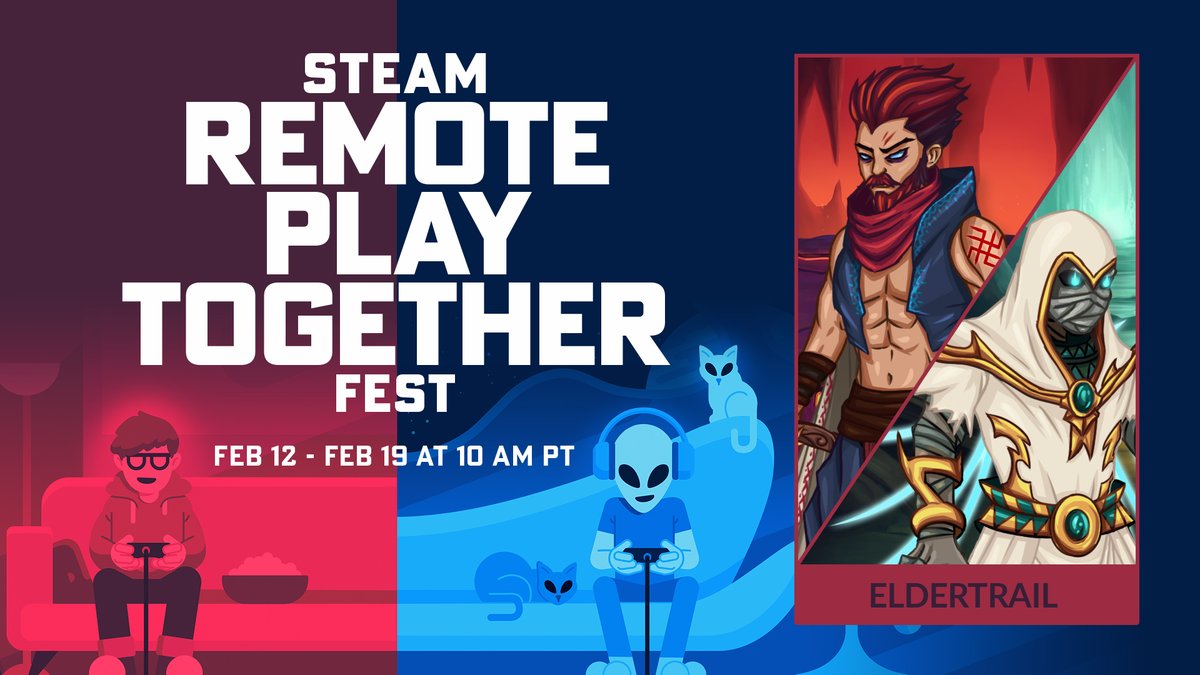 Join Remote Play Together Fest on Steam. During festival two factions will be available in the demo version. Save the date and see you on Steam!

store.steampowered.com/app/1963780/El…

#remoteplay #indiegame #fest #gamedev