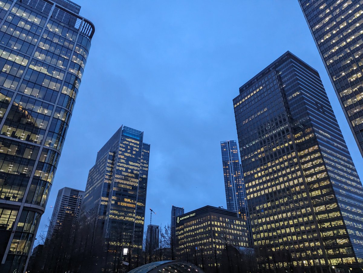 First time in a proper office for about four years today. New role at Sport England for FF Studio took me to Canary Wharf and I kinda loved the alien dystopia vibes