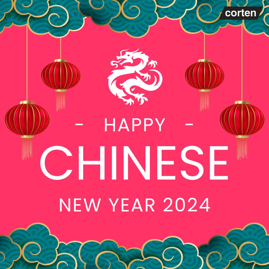 🎊 Happy Chinese New Year 2024! 🐲

#ChineseNewYear #ChineseNewYear2024 #FreightForwarding #SupplyChain #Logistics #Ecommerce #Corten #CortenLogistics